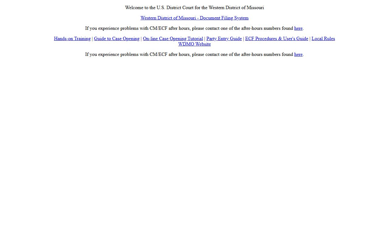 St. Clair County court dockets federal district CM ECF distinction