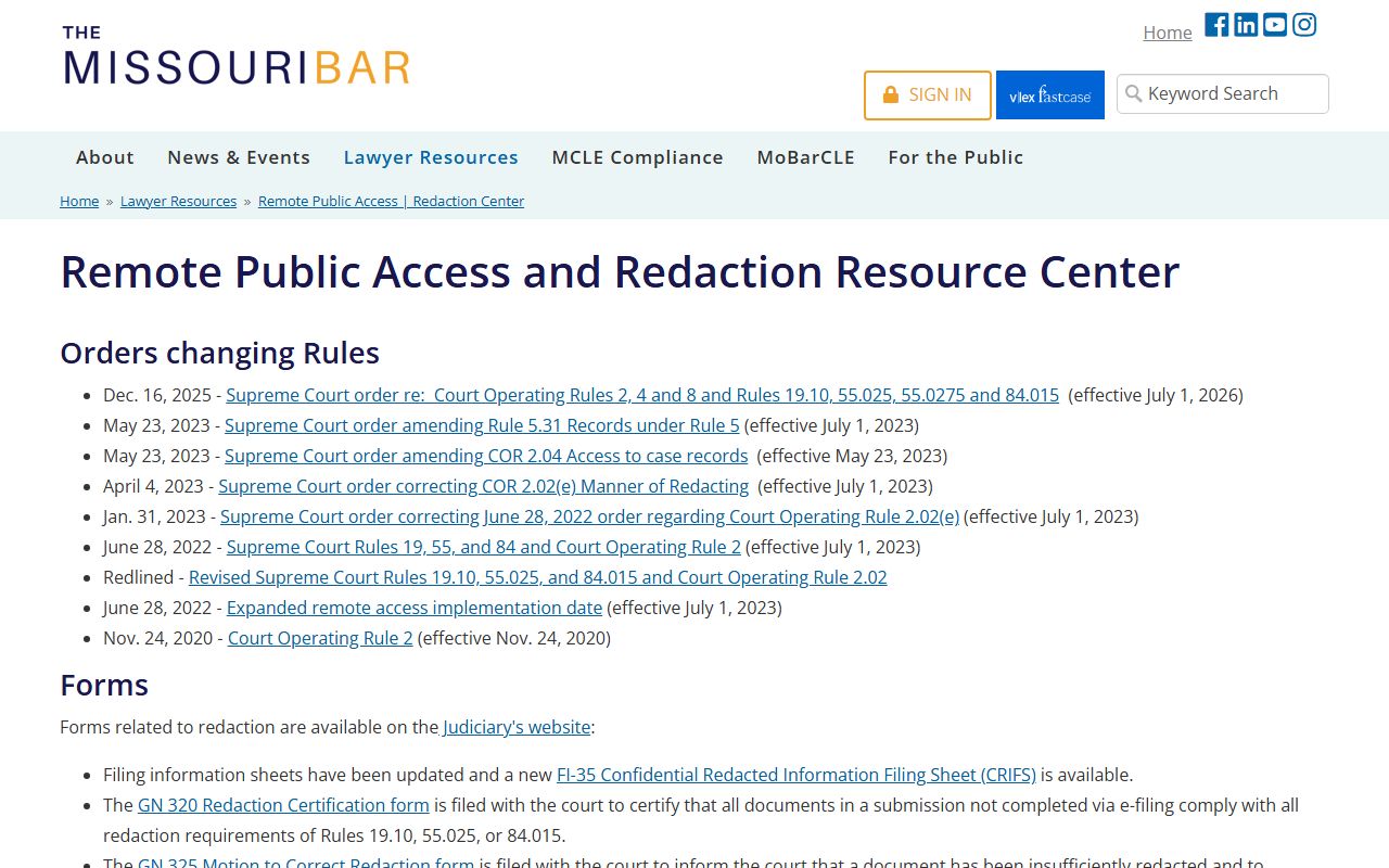 St. Clair County court records remote public access information